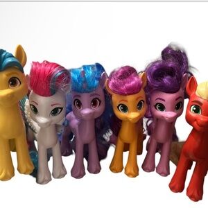 My Little Pony Lot A New Generation Set of 6, 6.5” Shining Adventures Figures
